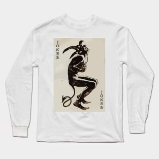 The Joker Card Long Sleeve T-Shirt